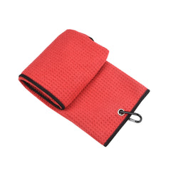 Towel Waffle Three-Fold Hook Towel Sweat-Absorbent And Quick-Drying 41X54 Sports Towel