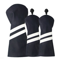 New Wood Club Cover Double Stripe Wood Club Head Cover Club