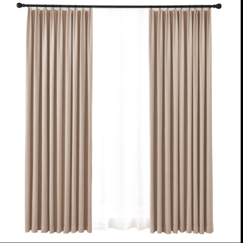 Full Shading Australian Wool Plush Curtain Insulation Velvet Non-inverted Velvet Finished Product