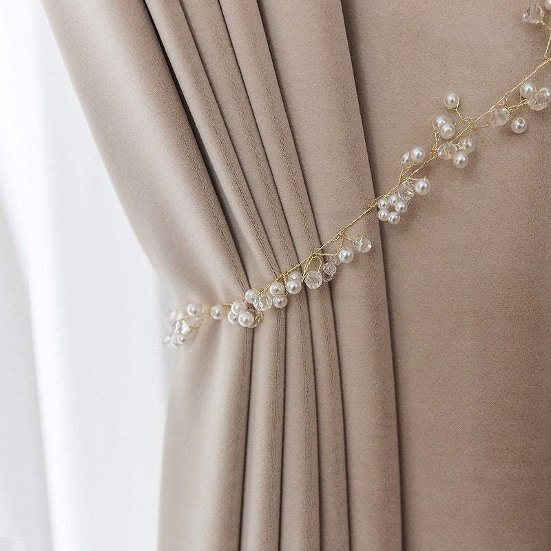 Full Shading Australian Wool Plush Curtain Insulation Velvet Non-inverted Velvet Finished Product