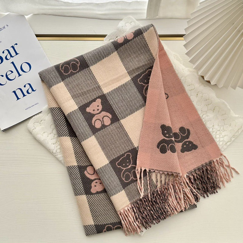 StylishVersatile And Warm Womens Faux Cashmere Scarf For Fall And Winter
